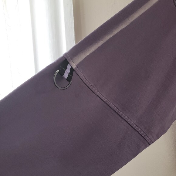 2XL Saks Fifth Avenue Madison Supply Purple Crewneck Utility Sweater Shirt Men - Picture 10 of 12